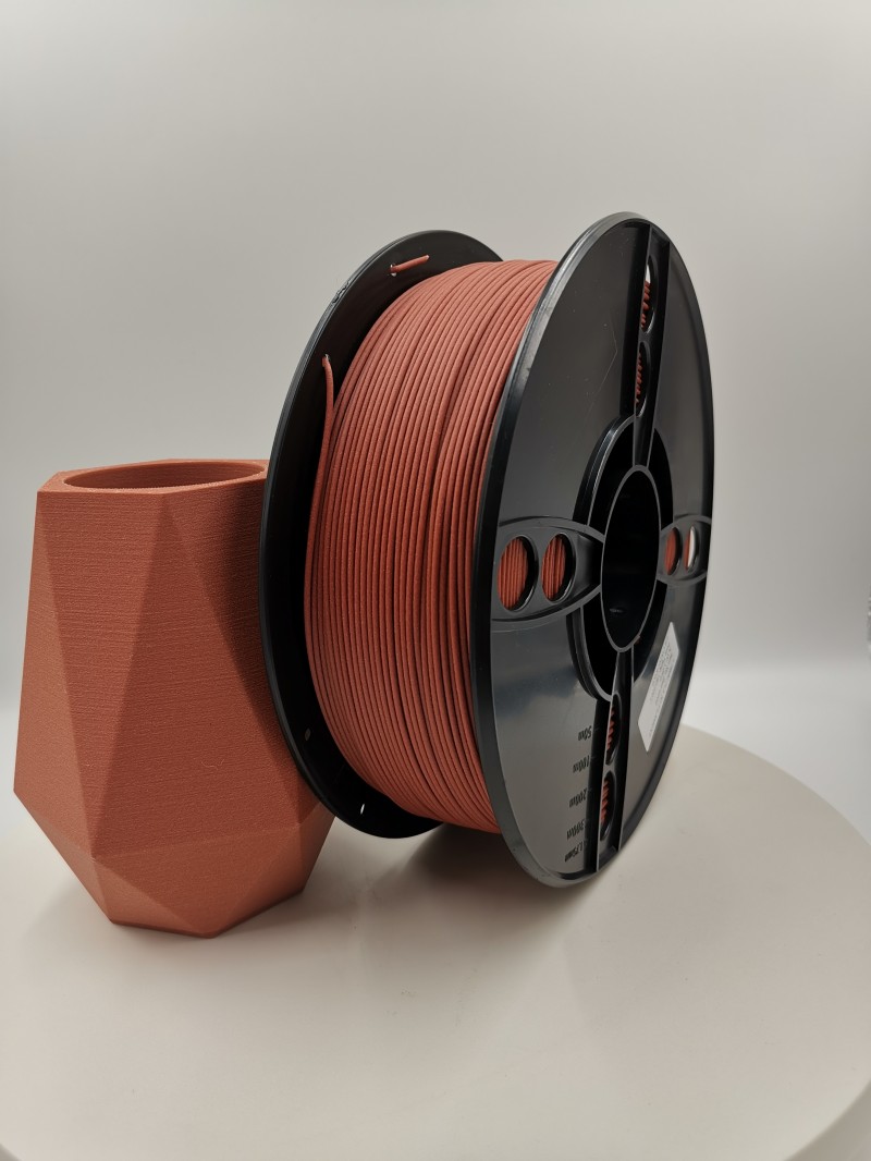 pla red wood filament