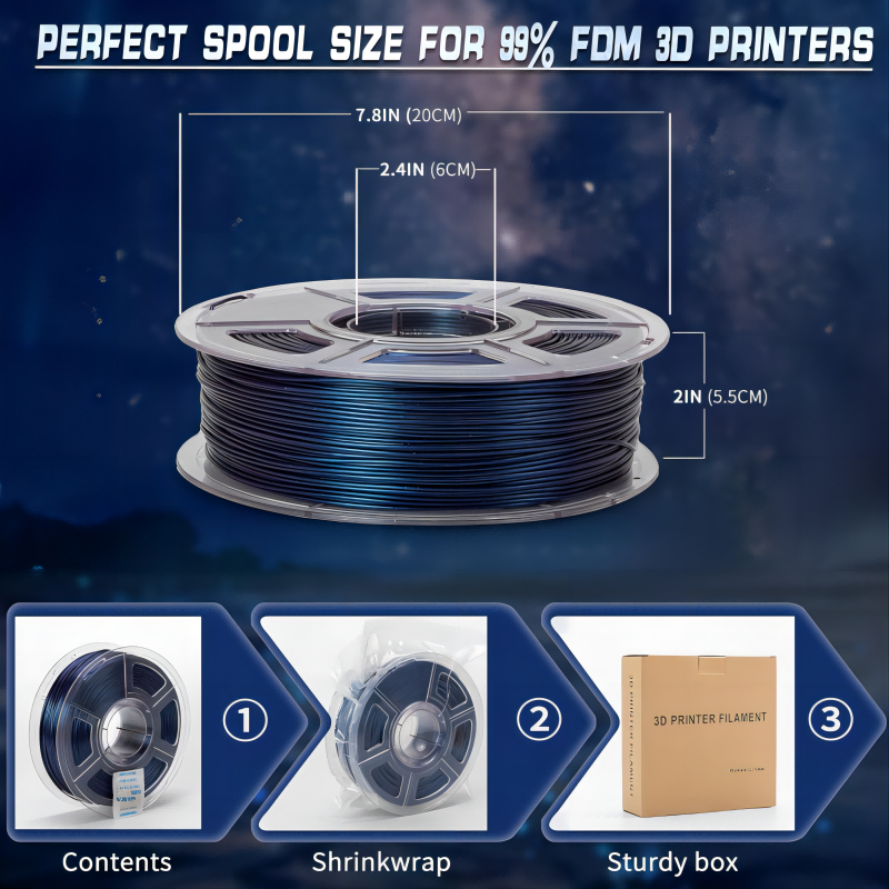 3D Printer Filament Chameleon PLA Color