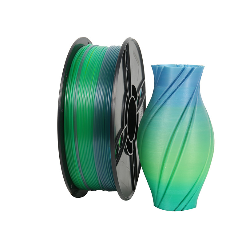 Transparent Multicolor Rainbow TPU Filament 1.75mm