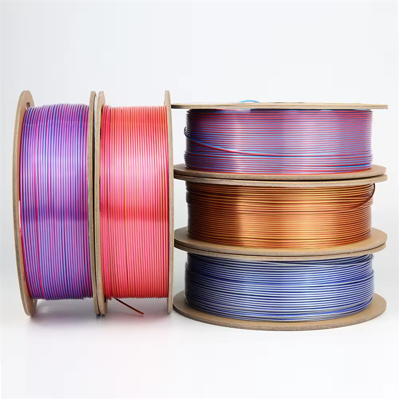 Shiny Silk Dual Color PLA Filament