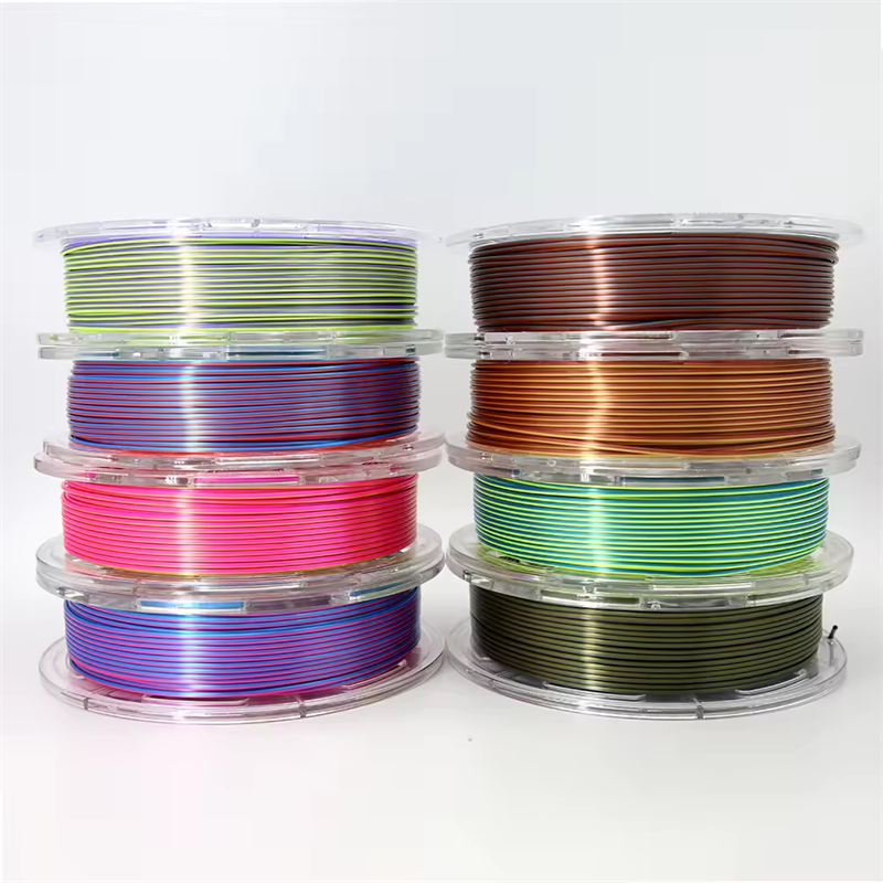 Dual Color Silk 3D Printer filament