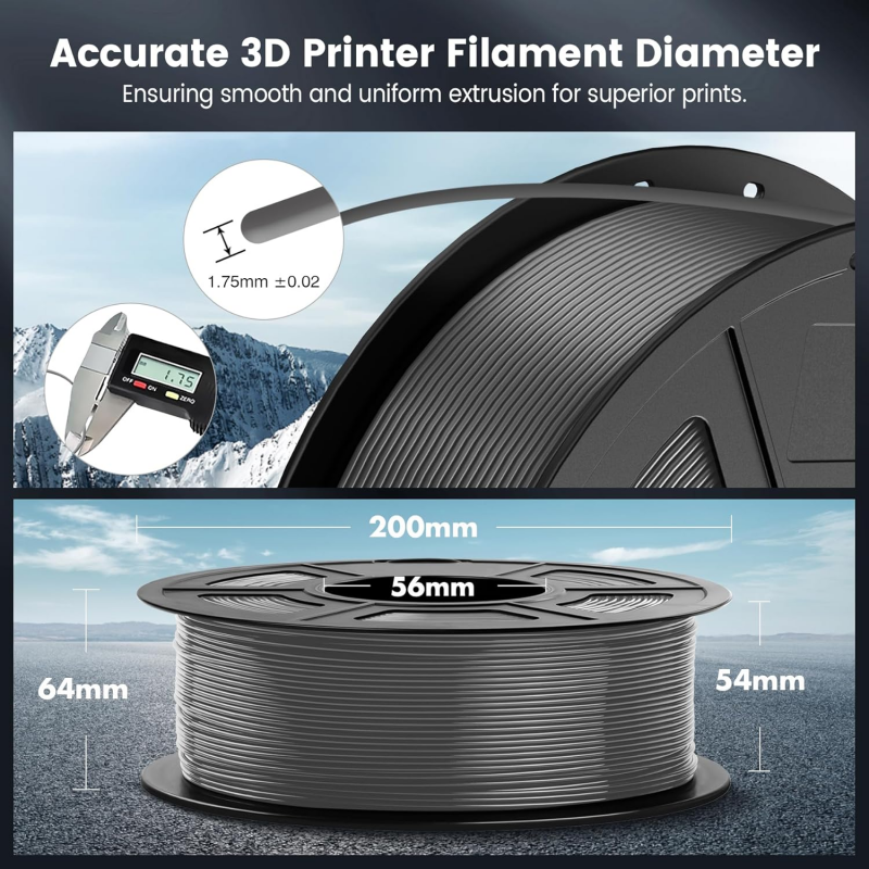 PLA+ 3D Printer Filament