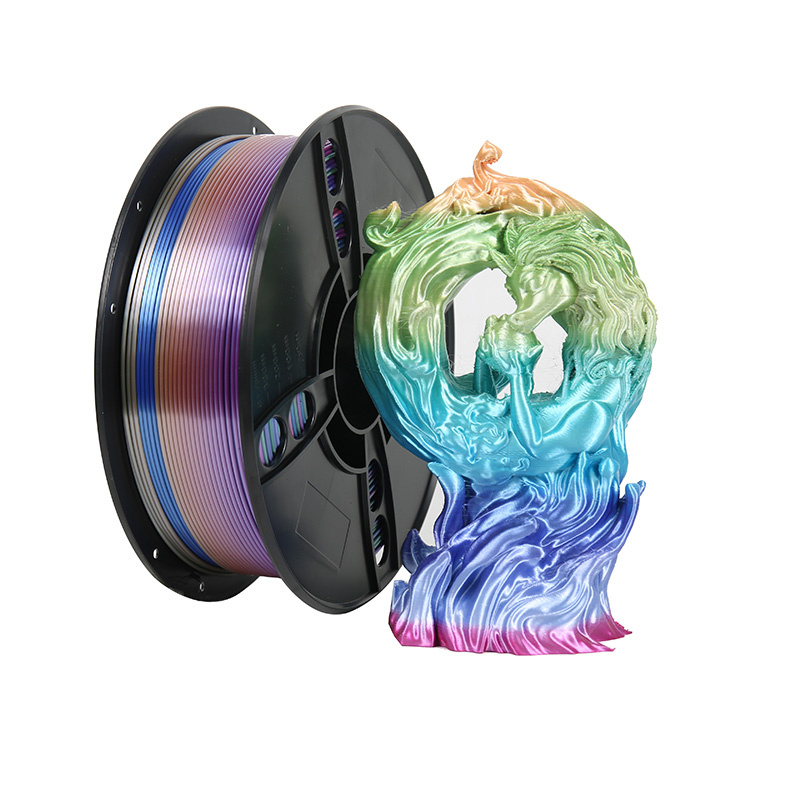 Silk Rainbow PLA Filament